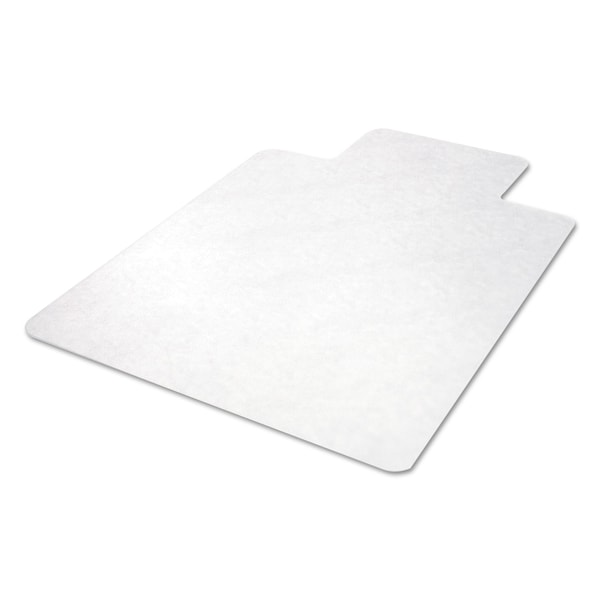 Alera Non-Stud Chair Mat w/Lip, Hrd, 45"x53", Clr - ALEMAT4553HFL