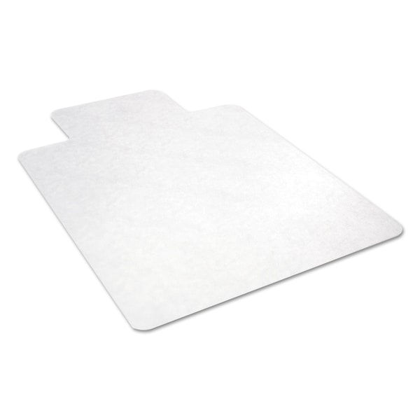 Alera Non-Stud Chair Mat w/Lip, Hrd, 45"x53", Clr - ALEMAT4553HFL