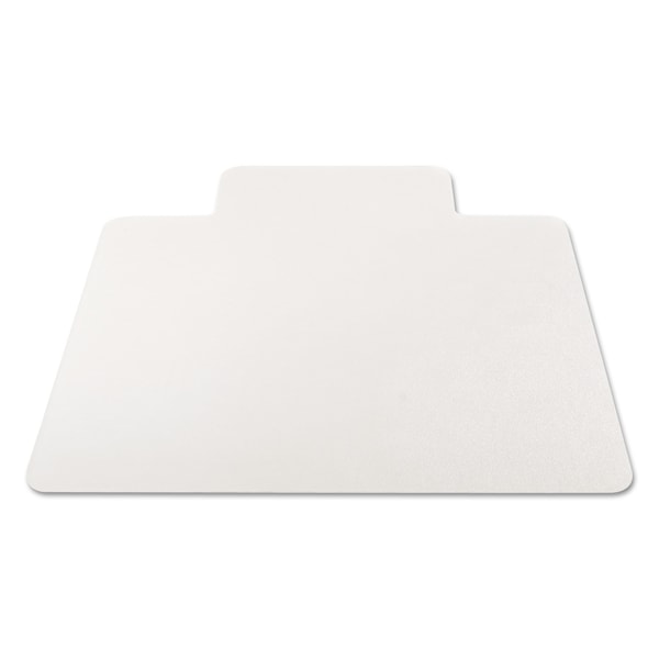 Alera Non-Stud Chair Mat w/Lip, Hrd, 45"x53", Clr - ALEMAT4553HFL