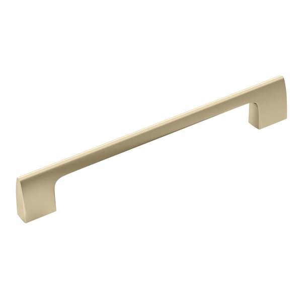 Amerock Riva 6-5/16 in 160 mm Center-to-Center Golden Champagne Cabinet Pull - BP55368BBZ