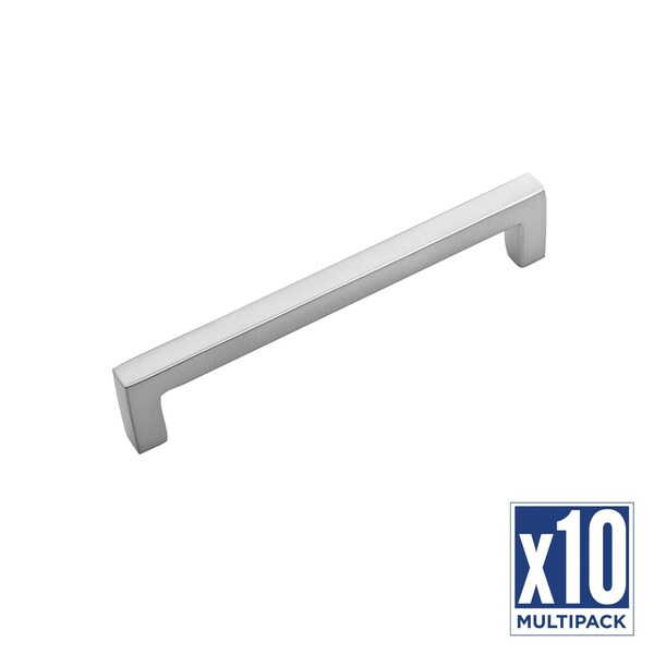 Hickory Hardware Pull 5-1/16 Inch (128mm) Center to Center, 10PK - HH075328-SS-10B