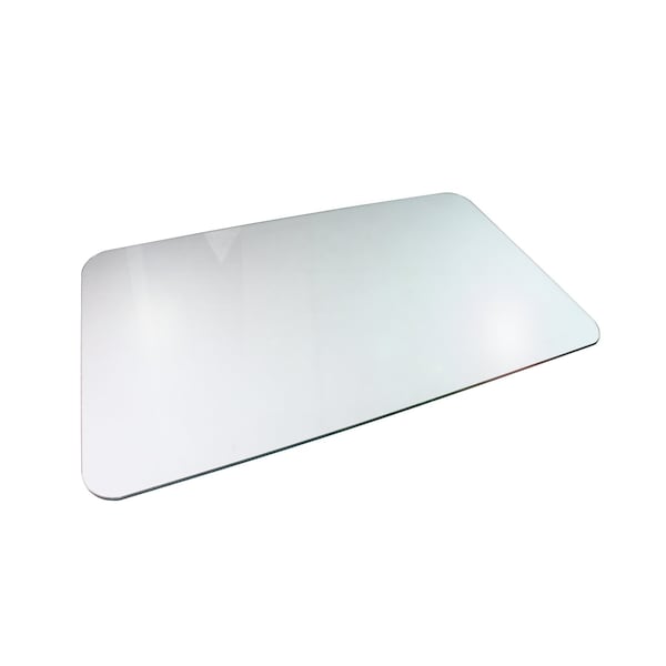 Floortex Glaciermat Heavy Duty Glass Chair Mat for Hard Floors & Carpets - 36" x 40" - NCCMFLGL0012