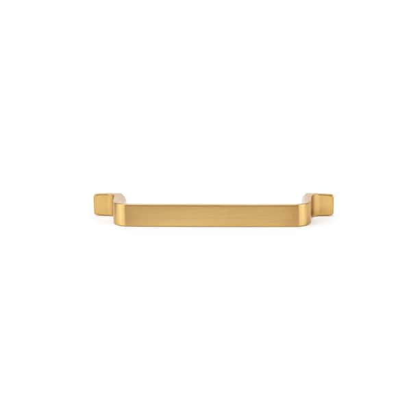 Richelieu 5 1/16 in (128 mm) Center-to-Center Aurum Brushed Gold Contemporary Cabinet Pull - BP52003128158