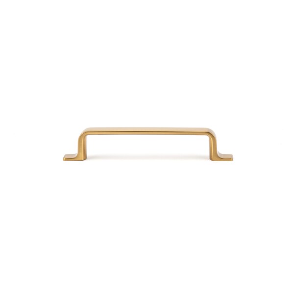 Richelieu 5 1/16 in (128 mm) Center-to-Center Aurum Brushed Gold Contemporary Cabinet Pull - BP52003128158