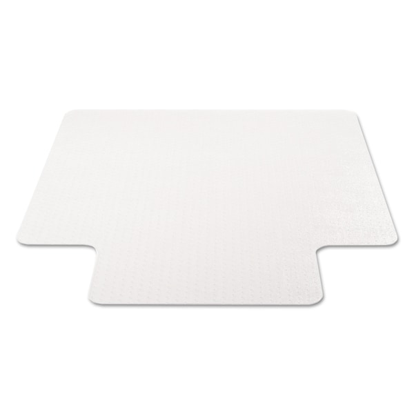 Deflecto Chair Mat 45"x53", Traditional Lip Shape, Clear, for Carpet - CM11232