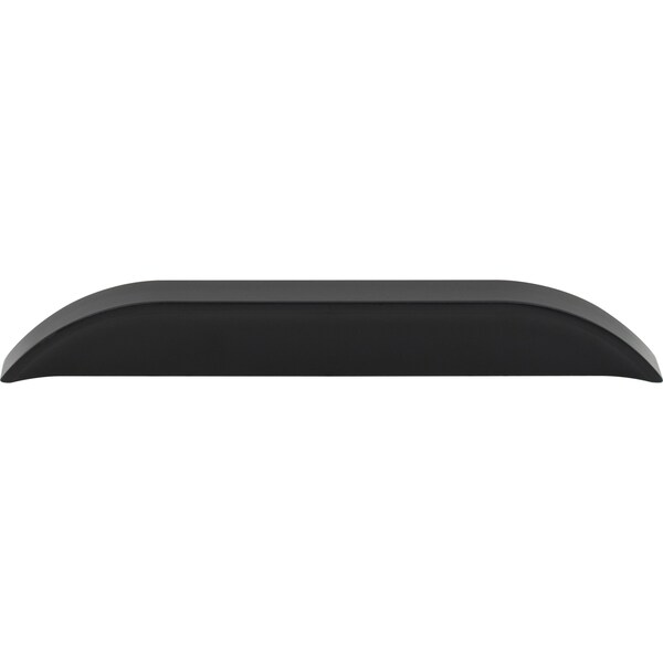Jeffrey Alexander 128 mm / 160 mm Center-to-Center Matte Black Elara Cabinet Pinch Pull - 484-128160MB