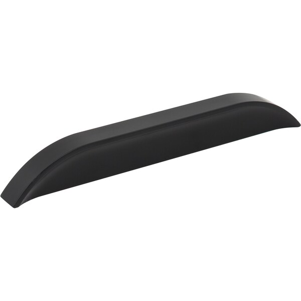 Jeffrey Alexander 128 mm / 160 mm Center-to-Center Matte Black Elara Cabinet Pinch Pull - 484-128160MB