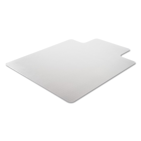 Alera Cleated Chair Mat, Carpet, 36x48, Clear - UNV56806