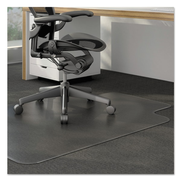 Alera Cleated Chair Mat, Carpet, 36x48, Clear - UNV56806
