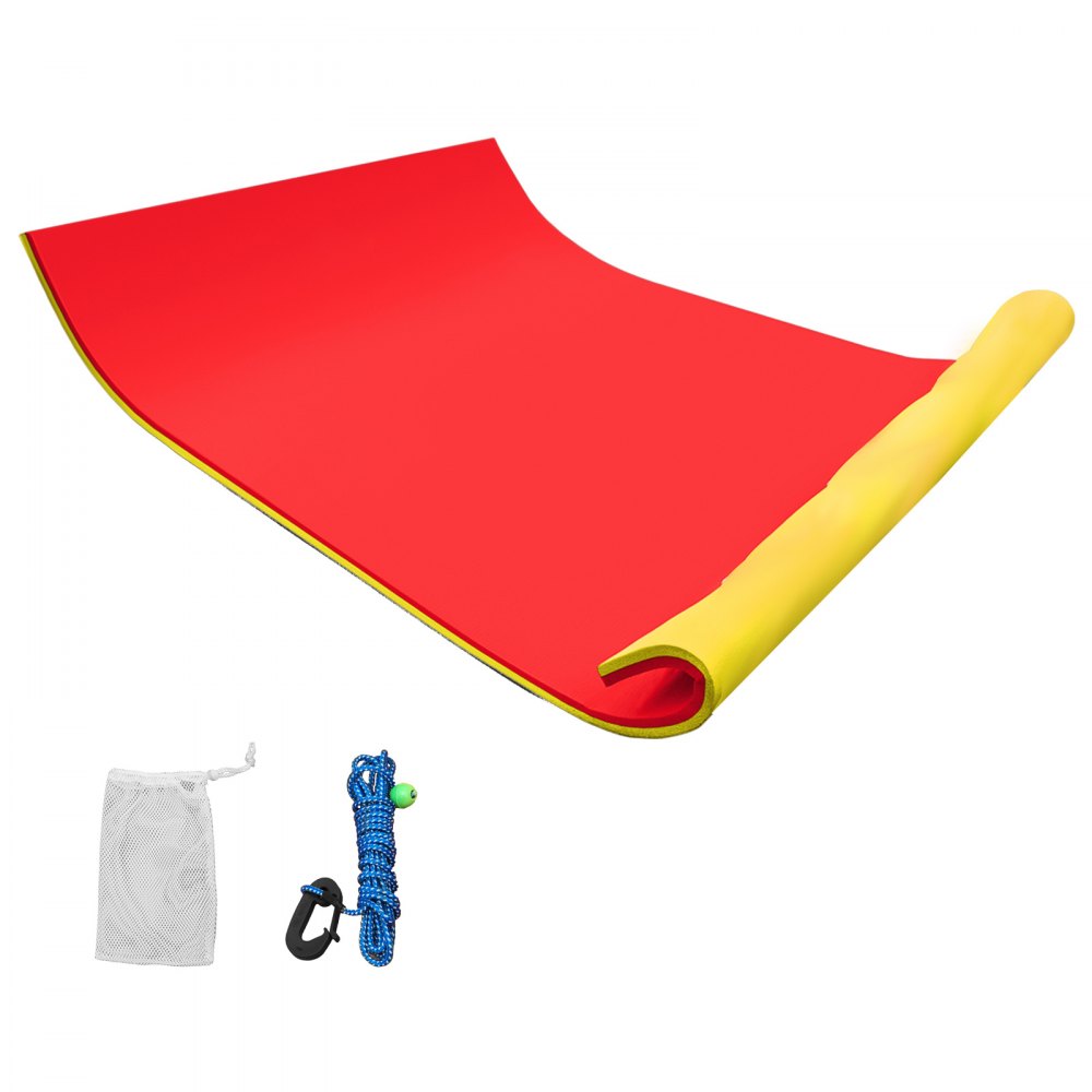 18×6Ft Water Pad Party Float with High Flotation Floating Foam Pad for Water Recreation and Relaxing - PFD18X6FTHH000001V0