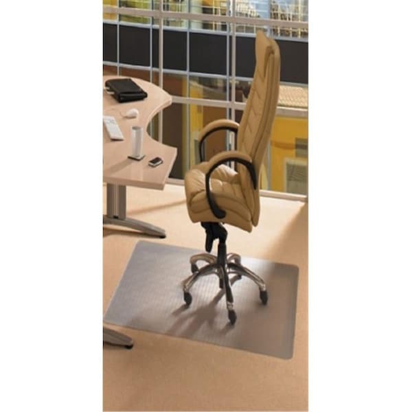 Back2Basics Advantagemat 0.25 in. Less PVC Rectangular Chair Mat for Low Pile Carpets; 30 x 48 in. - BA22972