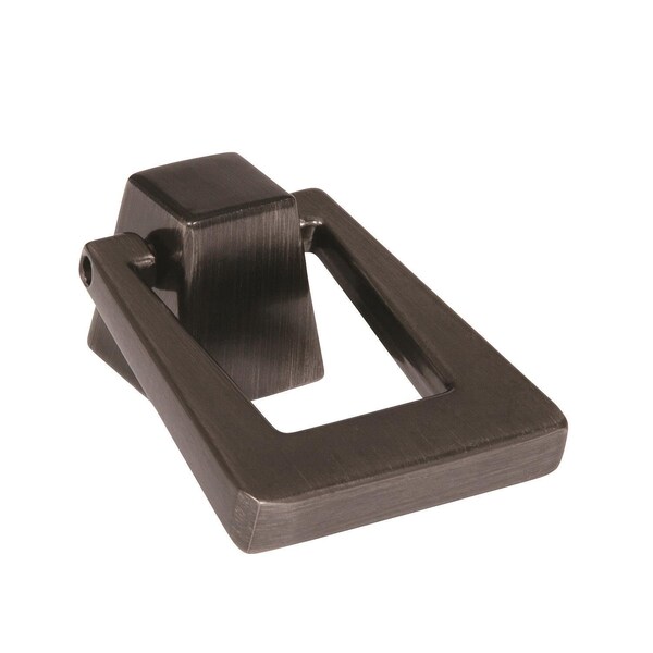 Amerock Blackrock 1-13/16 inch 46mm Length Gunmetal Cabinet Pendant - 2000644