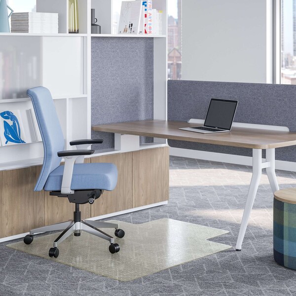 Deflecto OceanMat for Low Pile Carpet, 36x48 w/Lip - CM1K112OCB