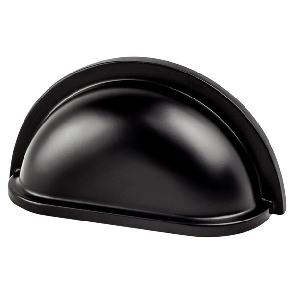 Berenson 3 in. Traditional Advantage Three CC Matte Black Cup Pull - 9194-1055-P