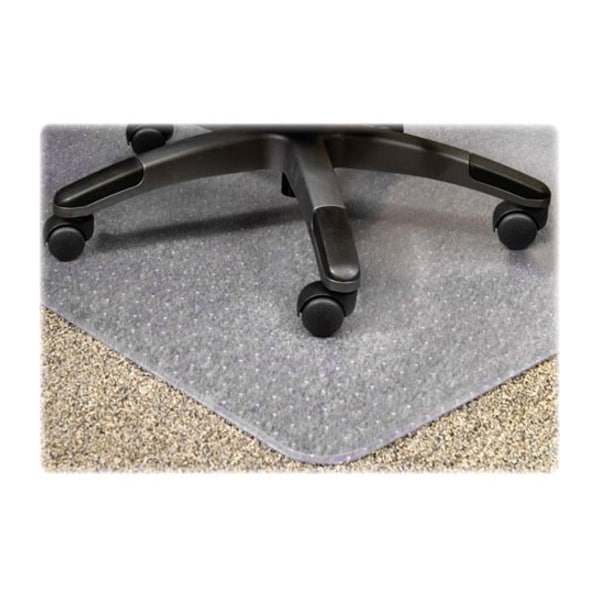 Lorell Plushmat Standard Lip Chairmat, Vinyl - LLR25757