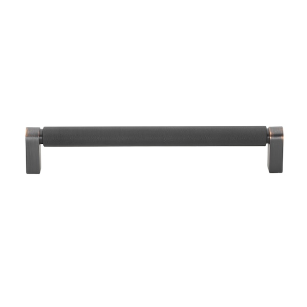 Gliderite Hardware 7-9/16 in. Center to Center Knurled Bar Pull Oil Rubbed Bronze, 5PK - 4788-192-ORB-5