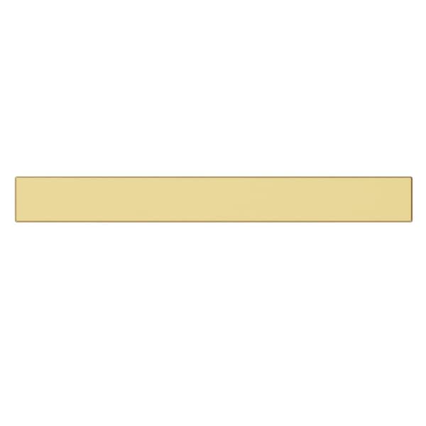 Heritage Designs Contemporary Pull 3 Inch Center to Center Brushed Brass Finish, 10PK - R077746BBX10B