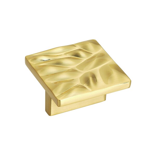 Amerock Calathea 1-1/4 in 32 mm Center-to-Center Brushed Gold Cabinet Pull - BP10132BGL