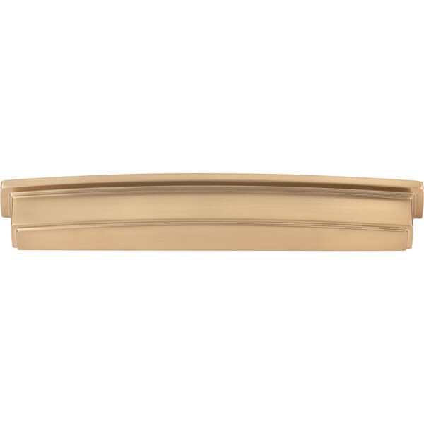 Jeffrey Alexander 192 mm Center Satin Bronze Square-to-Center Square Renzo Cabinet Cup Pull - 141-192SBZ