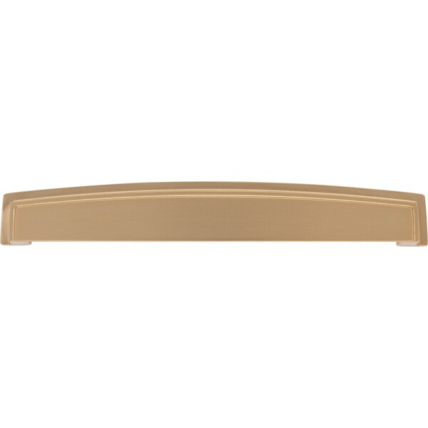 Jeffrey Alexander 192 mm Center Satin Bronze Square-to-Center Square Renzo Cabinet Cup Pull - 141-192SBZ