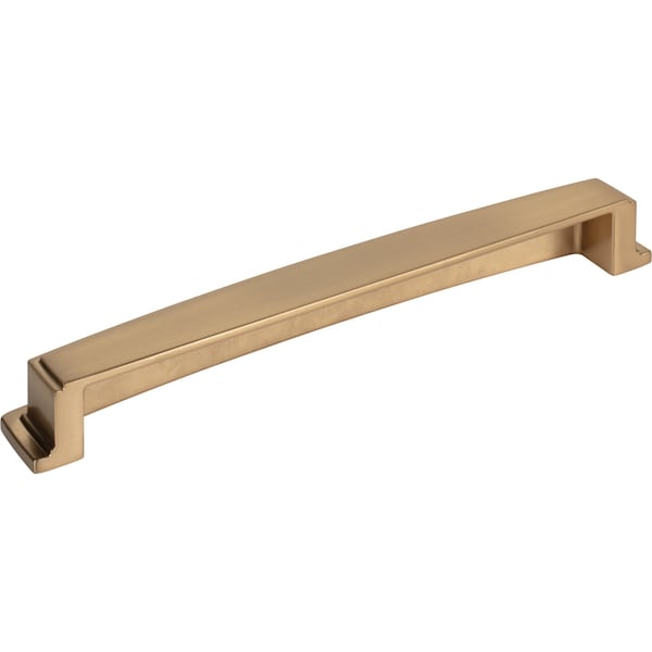 Jeffrey Alexander 192 mm Center Satin Bronze Square-to-Center Square Renzo Cabinet Cup Pull - 141-192SBZ