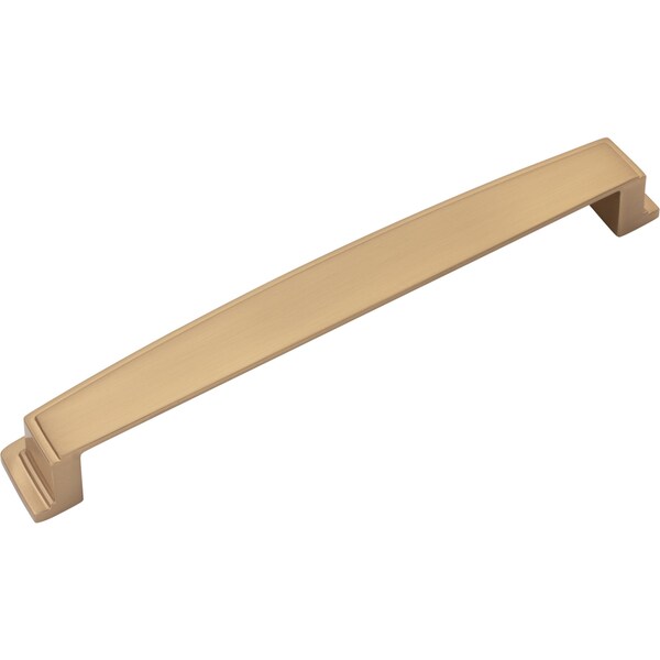 Jeffrey Alexander 192 mm Center Satin Bronze Square-to-Center Square Renzo Cabinet Cup Pull - 141-192SBZ