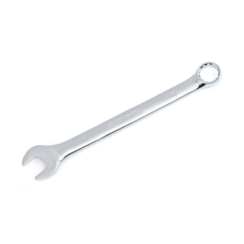 Husky 11/16 in. 12-Point SAE Full Polish Combination Wrench - HCW116-05