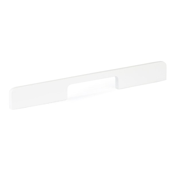 Richelieu 5 1/16-inch to 10 1/8-inch (128 mm to 256 mm) Center to Center White Contemporary Cabinet Pull - BP73012830