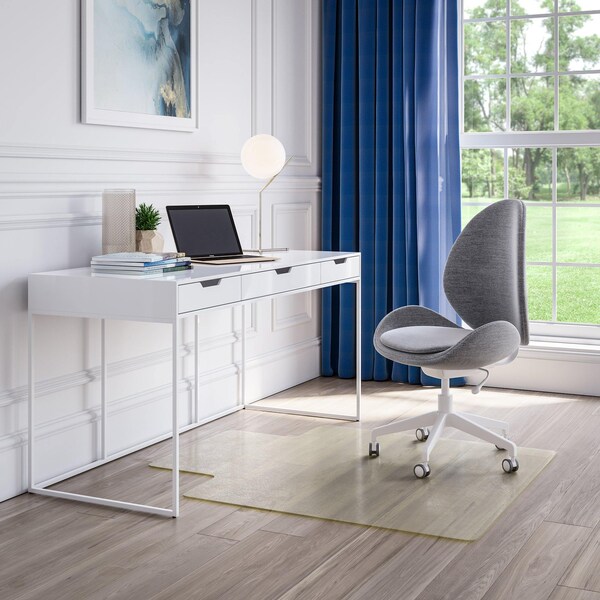 Deflecto OceanMat for Hard Floors, 36x48 w/Lip - CM2G112OCB
