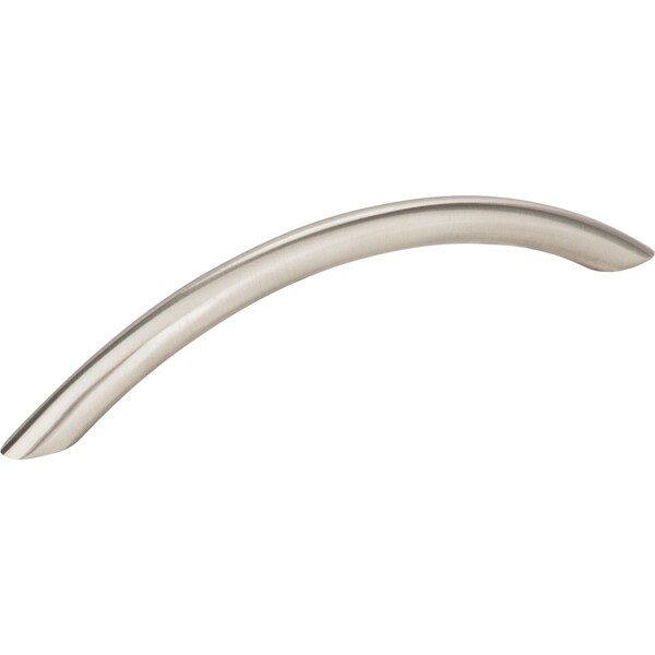 Elements By Hardware Resources 128 mm Center-to-Center Satin Nickel Arched Verona Cabinet Pull - 346564SN