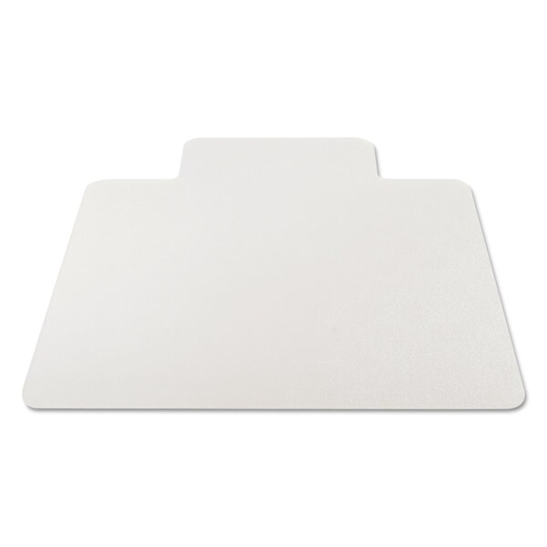 Deflecto EconoMat All Day Use Chair Mat for Hard Floors, Rolled Packed, 45 x 53, Lipped, Clear - CM21232COM