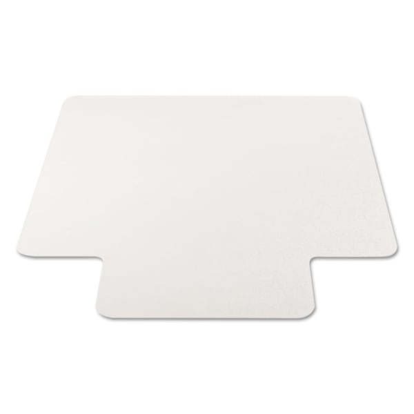 Deflecto EconoMat All Day Use Chair Mat for Hard Floors, Rolled Packed, 45 x 53, Lipped, Clear - CM21232COM