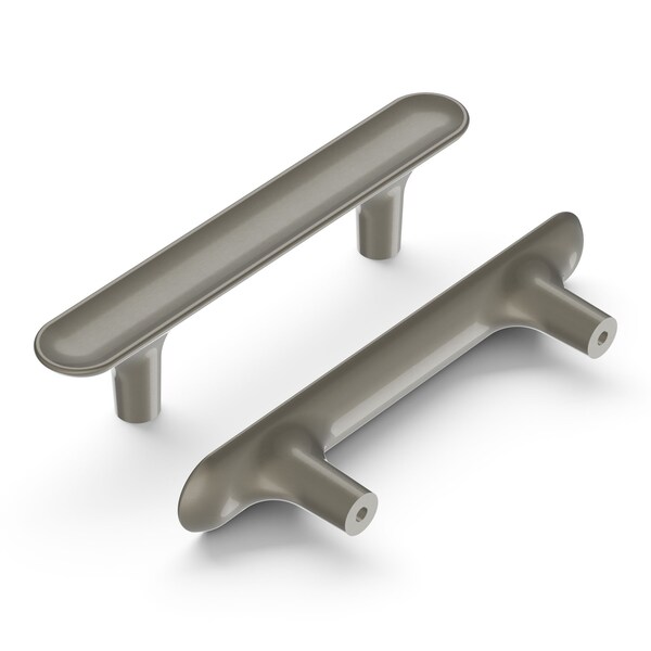 Hickory Hardware Maven Collection Pull 3 Inch Center to Center Satin Nickel Finish - H078778SN