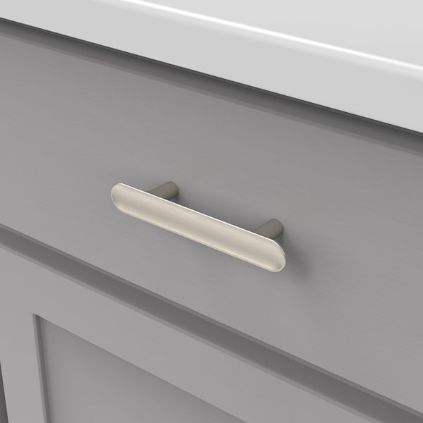 Hickory Hardware Maven Collection Pull 3 Inch Center to Center Satin Nickel Finish - H078778SN