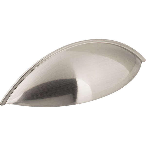 Jeffrey Alexander 96 mm Center-to-Center Satin Nickel Bordeaux Cabinet Cup Pull - 8236SN