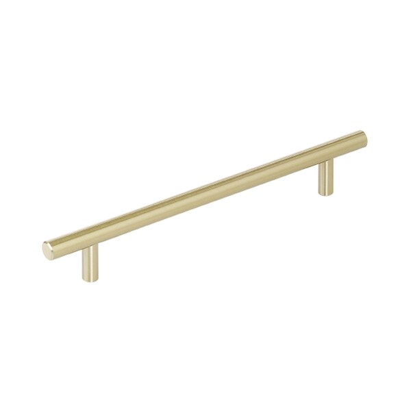 Amerock Bar Pulls 7 in 178 mm Center-to-Center Golden Champagne Cabinet Pull, 10PK - 10BX1178BBZ