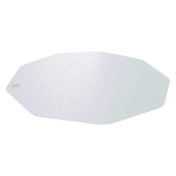 Floortex Chair Mat 47"x35", Traditional Lip Shape, Clear, for Hard Floor - FC128919LR