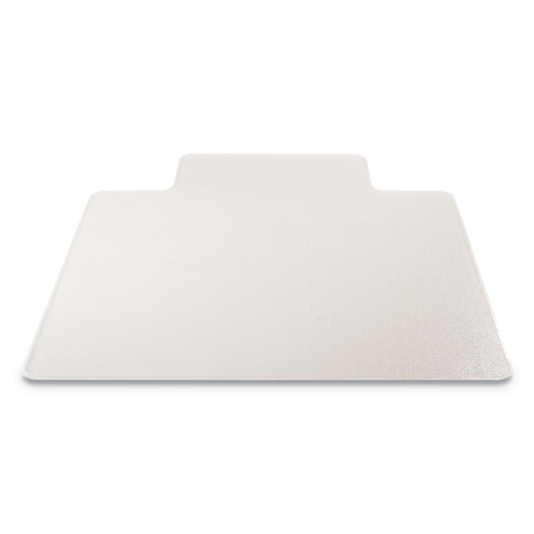 Deflecto Chair Mat 36"x48", Traditional Lip Shape, Clear, for Carpet, Thickness: 1/2" - CM15113