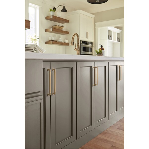 Amerock Stature 10-1/16 inch 256mm Center-to-Center Champagne Bronze Cabinet Pull - BP37400CZ