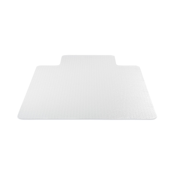 Deflecto Frequent Use Chair Mat, Med Pile Carpet, 46 x 60, Wide Lipped, Clear - CM14432F