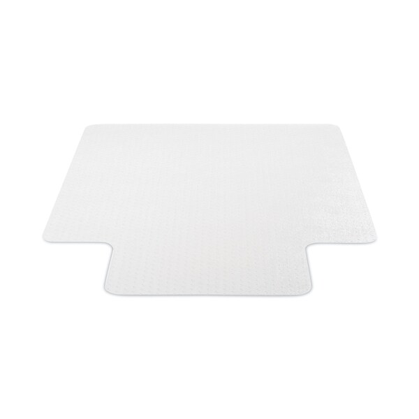 Deflecto Frequent Use Chair Mat, Med Pile Carpet, 46 x 60, Wide Lipped, Clear - CM14432F