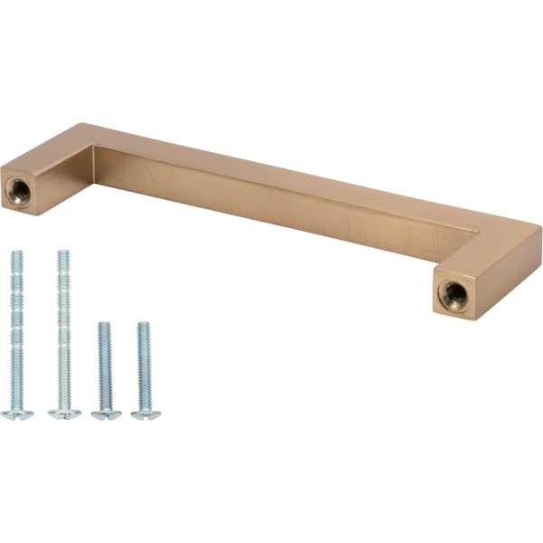 Designperfect 3-3/4'' Center-to-Center Handle Pull, Champagne Bronze/Gold, 25PK - DPA25S353CBZ