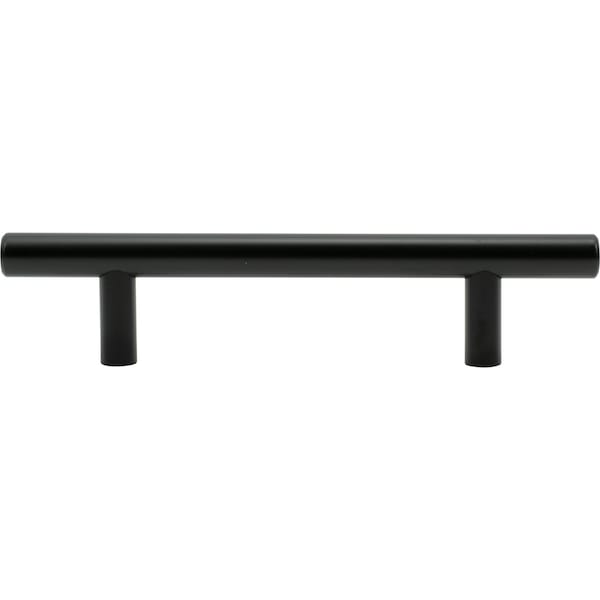 Designperfect 3-3/4'' Center-to-Center Bar Pull, Matte/Flat Black - DPA-T203BLK