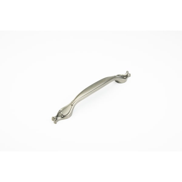 Schaub 8in Center to Center French Farm Pull Antique Nickel Finish - 263-AN