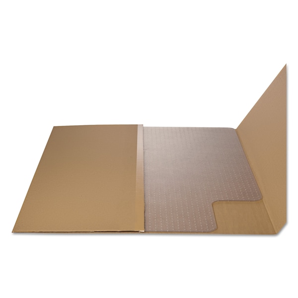 Alera Stud Chair Mat, Carpet, 36"x48", Lip, Clear - ALEMAT3648CFPL