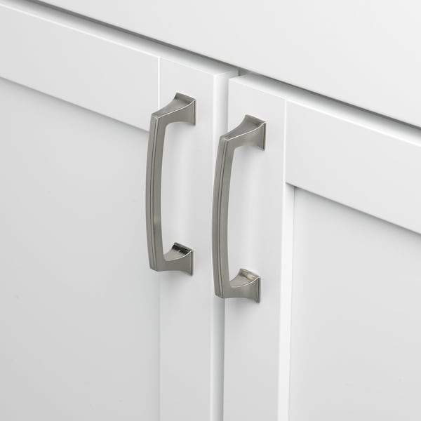 Gliderite Hardware 3-3/4 in. Center to Center Cabinet Base Pull - 87380-96-SN, 10PK - 87380-96-SN-10