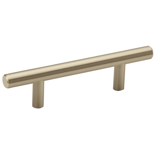 Amerock Bar Pulls 3 in 76 mm Center-to-Center Golden Champagne Cabinet Pull, 10PK - 10BX40515BBZ