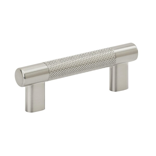 Amerock Bronx 3 in & 3-3/4 in 76mm & 96 mm Center-to-Center Satin Nickel Cabinet Pull - BP36557G10