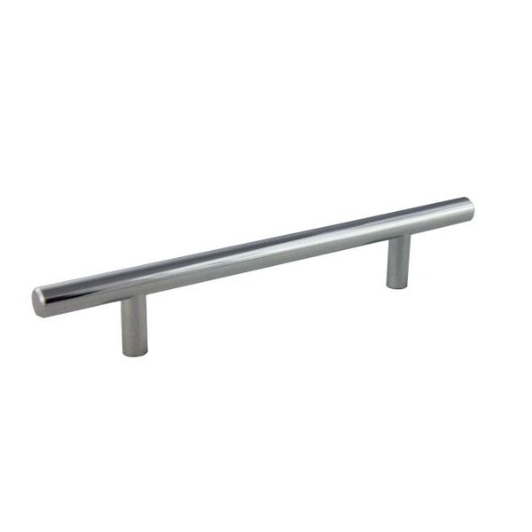 Crown 8" Bar Cabinet Pull with 5" Center to Center Polished Chrome Finish - CHP108PC