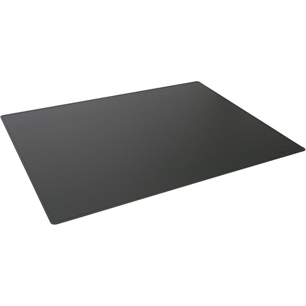 Durable Office Products Contoured Edge Desk Mat, 19.69'' x 25.59'', Black - 713301